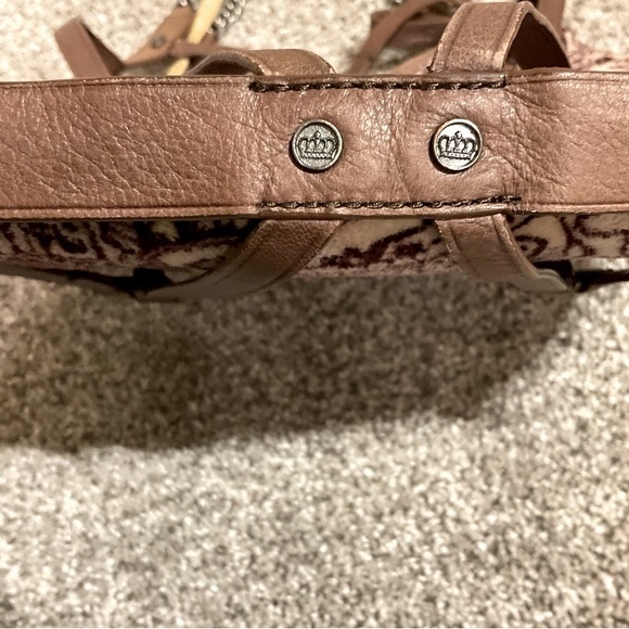 ❤️ Juicy Couture vintage RARE velvet shoulder bag tote purse, so cute, EUC - Picture 7 of 9